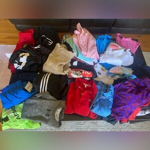 Lot of 38 boy’s size medium / 10 clothing; athletic, dress Jordan Polo Nike Etc